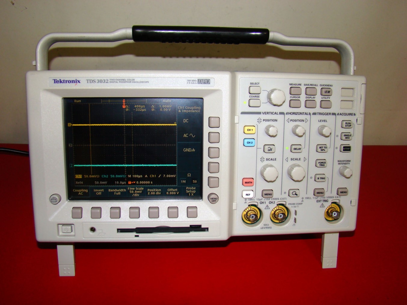 Tektronix TDS 3032 オシロスコープ Tektronix TDS3032 2-Ch Color Digital Phosphor Oscilloscope Pass ST