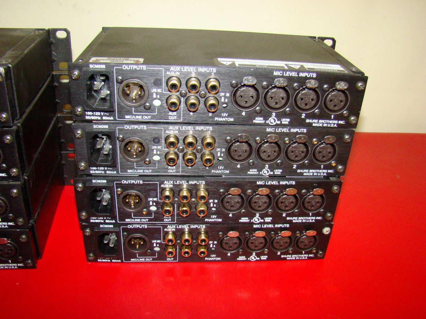 Shure SCM268 4 Channel Microphone Mixer - Black FOR PARTS | eBay
