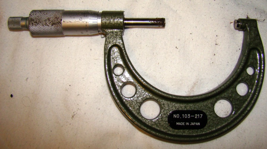 MITUTOYO 103217 OUTSIDE MICROMETER, 23" inch, 0.0001, micrometer MADE