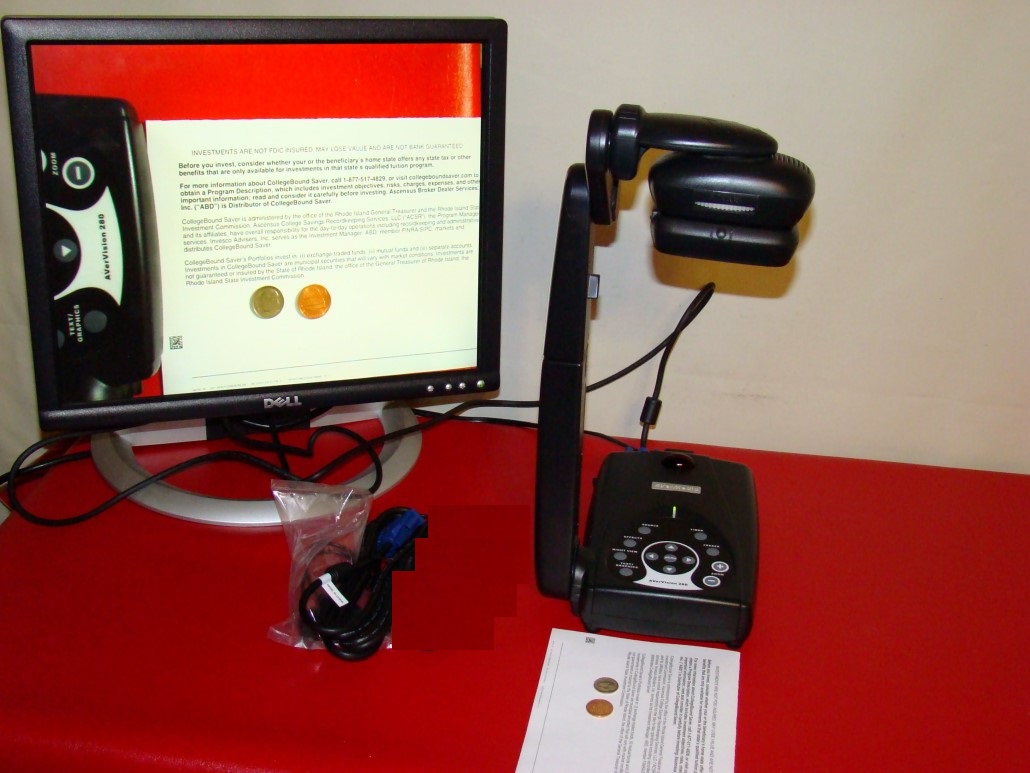 AverMedia AverVision 280 (P0A3) Document Camera W/ cables Night View W