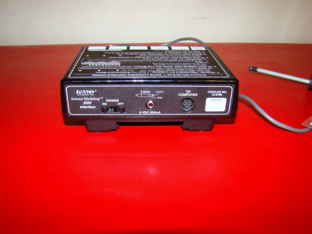 Pasco Scientific 500 Interface Cat CI6760 w/ Temp Sensor CI