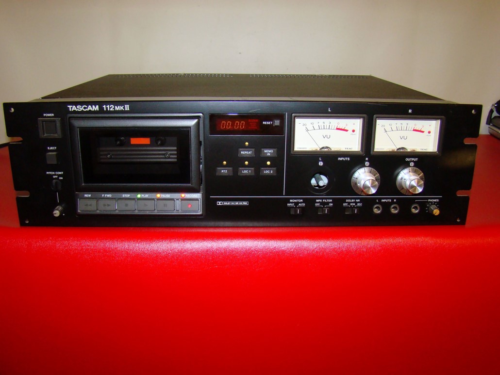 Tascam 112MK II Professional Audio Cassette Deck Rack Mount 112 MK2