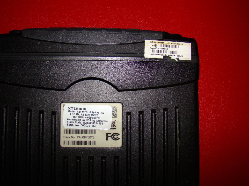 MOTOROLA XTL5000 XTL 5000 700/800 MHZ Digital RADIO P25 9600 POLICE