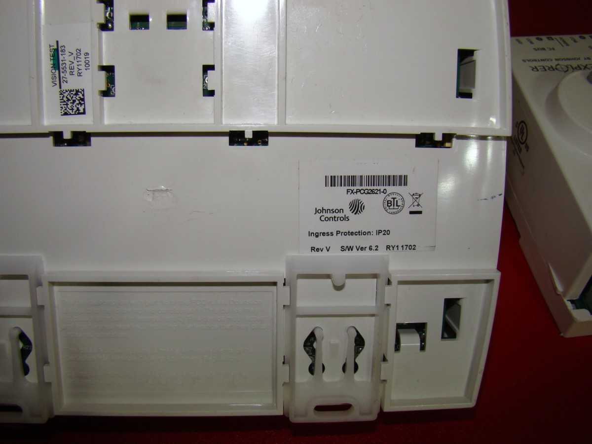 JOHNSON CONTROLS PCG2621 Explorer FXPCG26210 FX PROGRAMMABLE