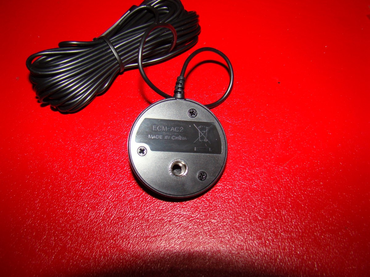 GENUINE SONY Calibration Mic Microphone ECMAC2 Home Theater AV