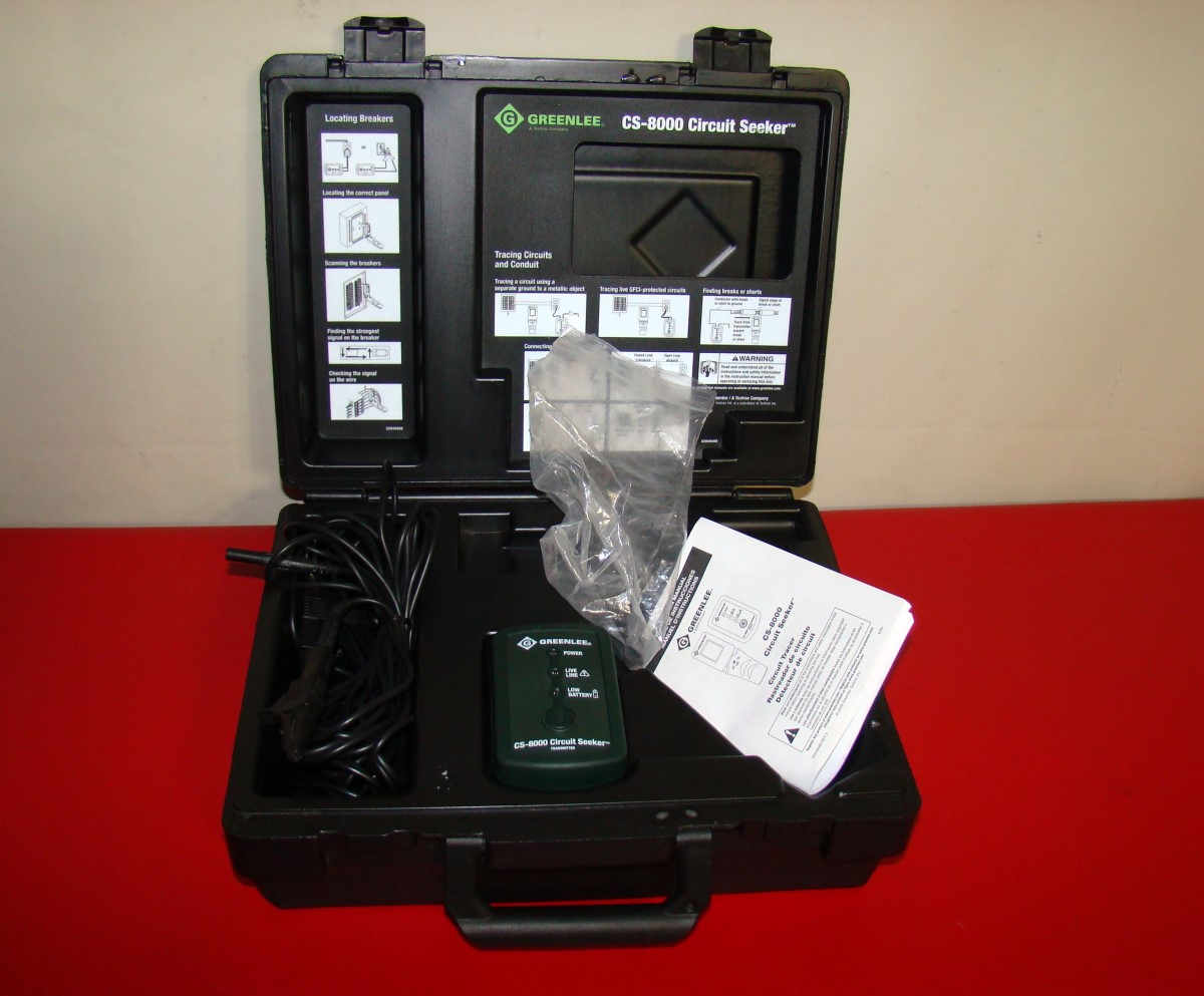 Greenlee CS8000 Circuit Seeker Tracer Finder Transmitter Missing