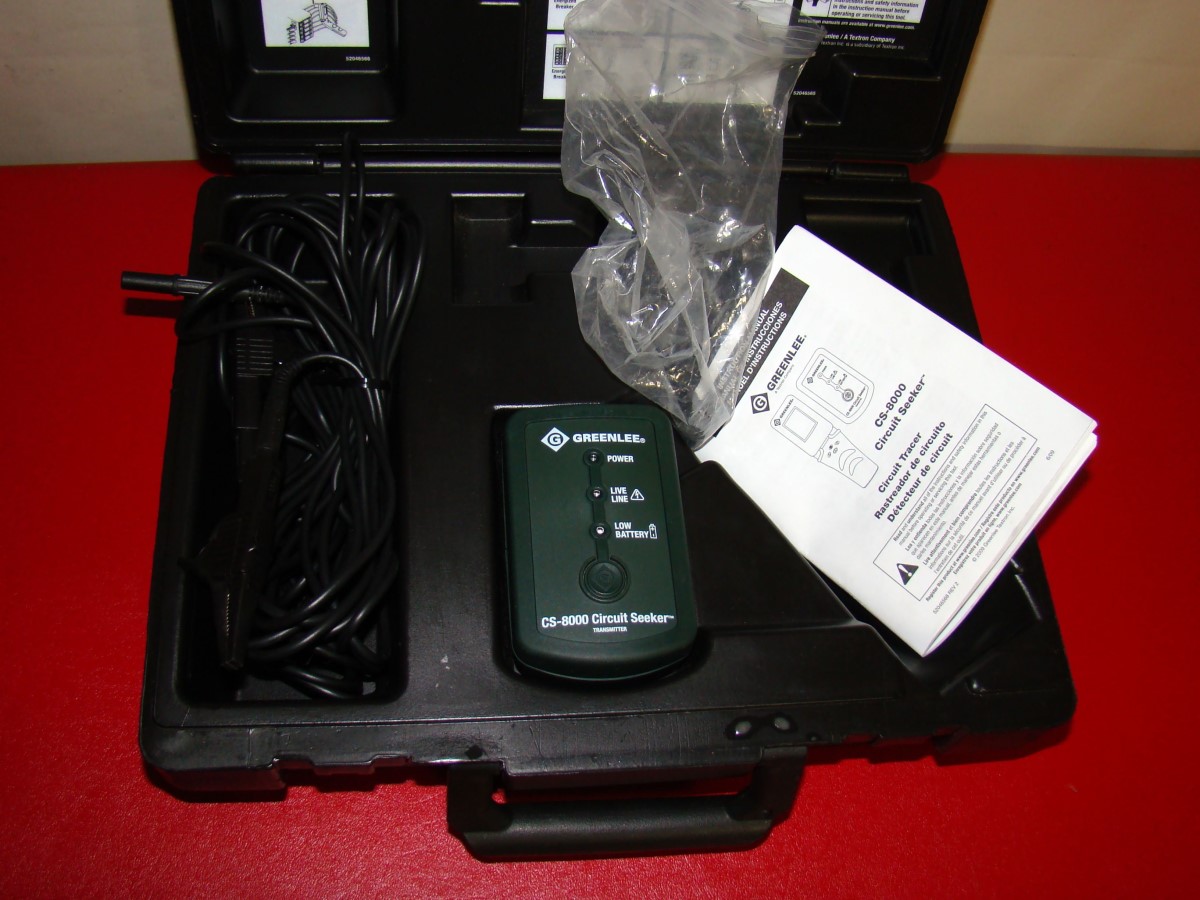 Greenlee CS8000 Circuit Seeker Tracer Finder Transmitter Missing