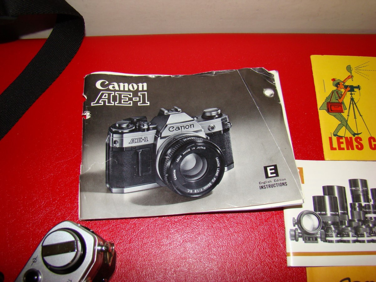 Vintage Canon AE-1 35mm SLR Film Camera w/ 28mm 1:2.8 Very Rare