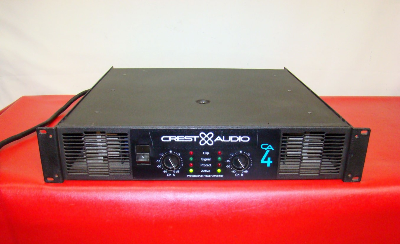 Crest Audio CA 4 CA4 Stereo Professional Power Amplifier PN CA4