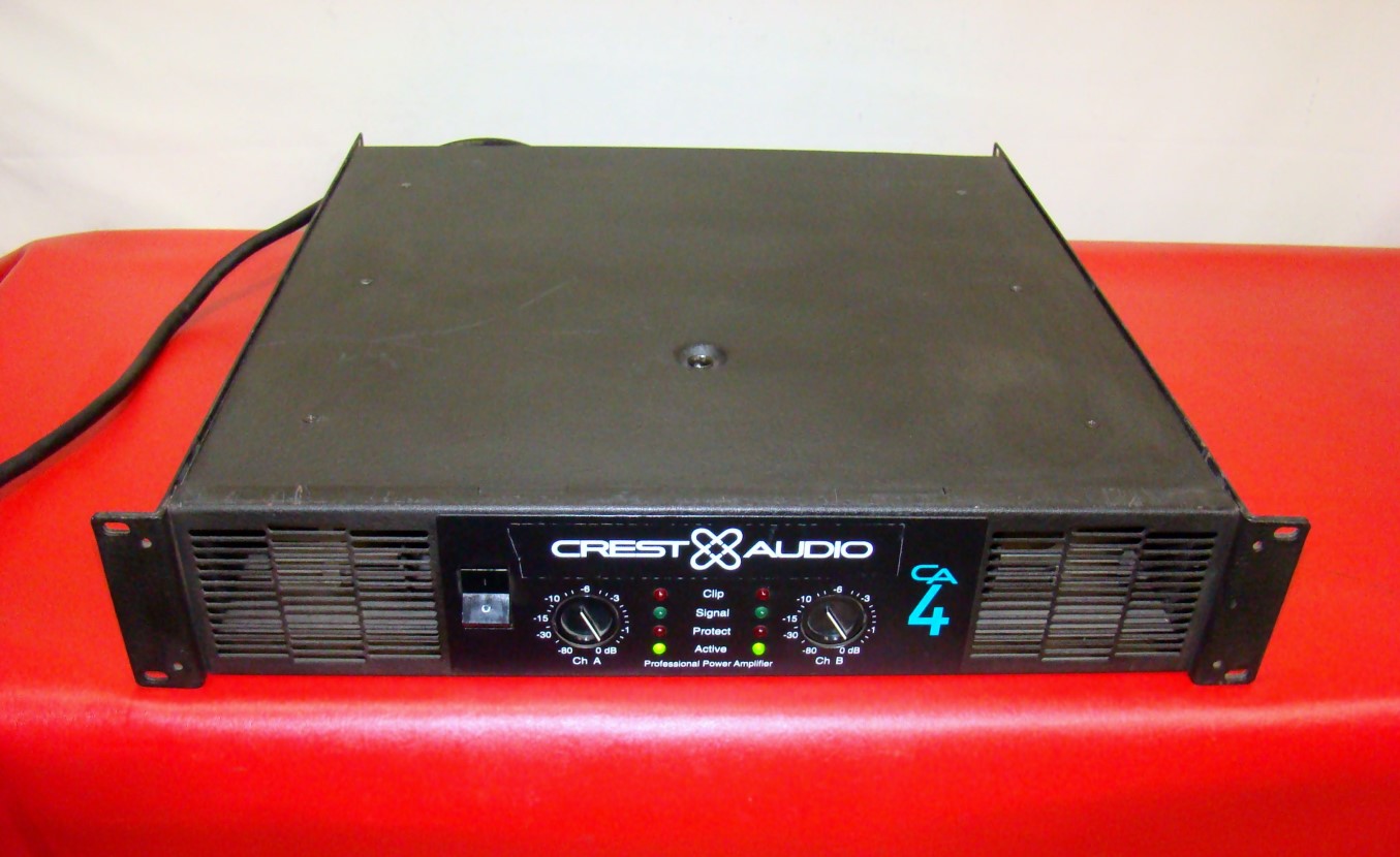 Crest Audio CA 4 CA4 Stereo Professional Power Amplifier PN CA4