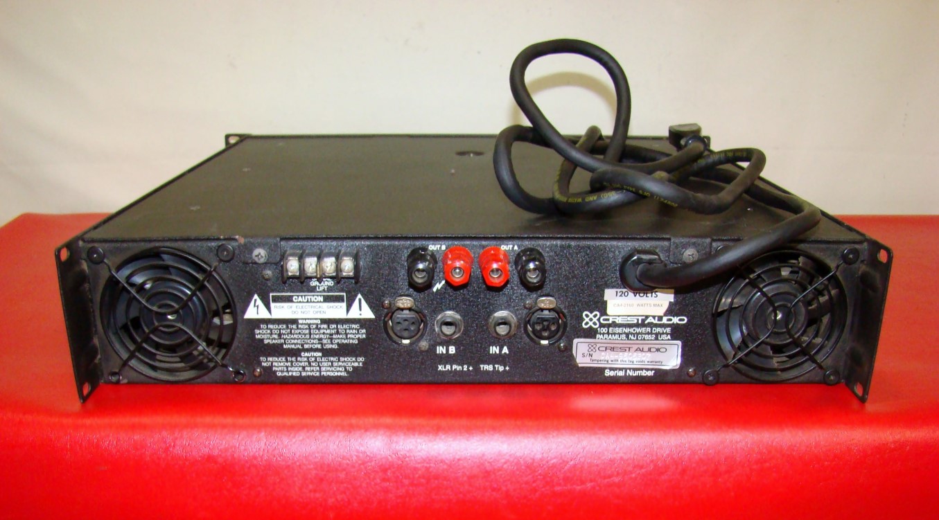 Crest Audio CA 4 CA4 Stereo Professional Power Amplifier PN CA4