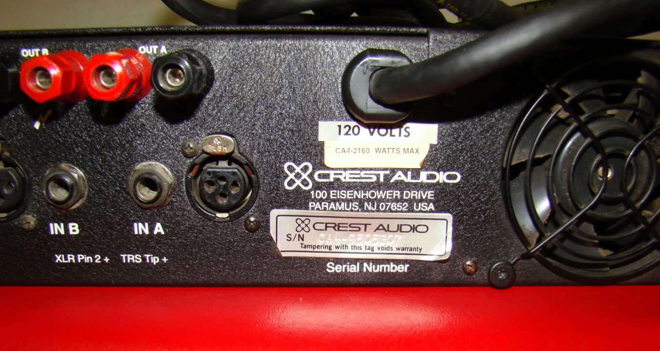 CRESTAUDIOパワーアンプCA4クレストオーディオ