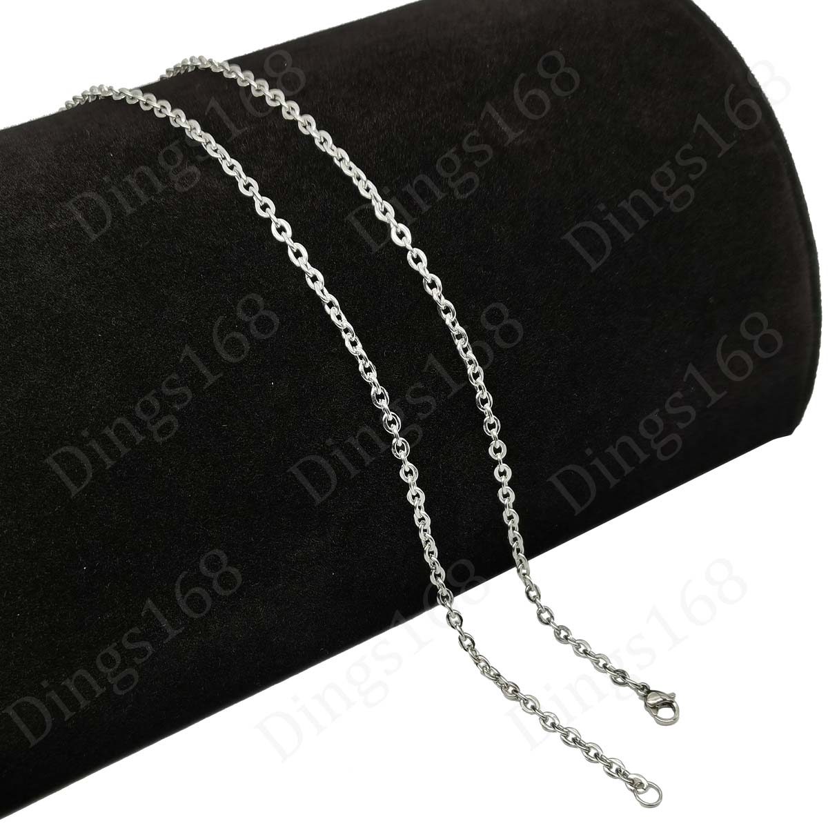 Unisex 925 Sterling Silver Italian 16″/18″/20″/22″/24″ 1mm Cable Chain Necklace