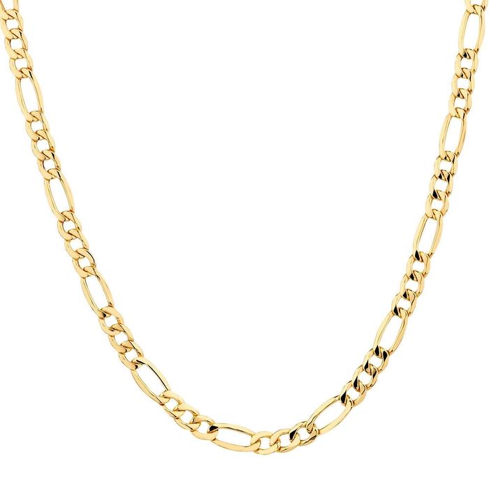REAL 18K Gold Filled Tarnish-FREE Nickel-Free Figaro Chain Necklace 16 - 32  inch