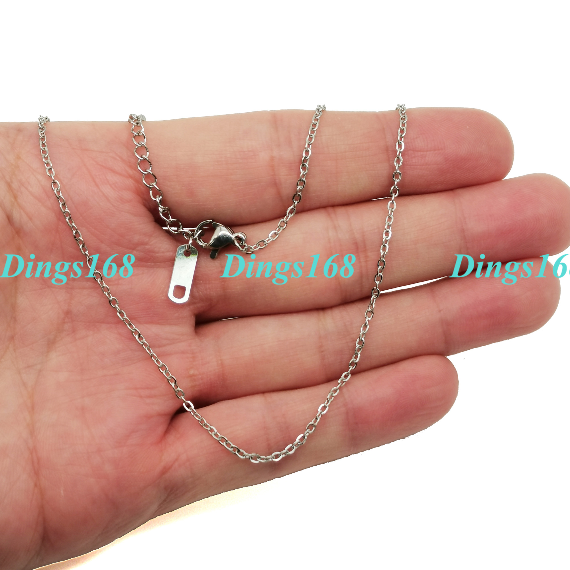 Unisex Solid 18K Gold Filled 1.5mm wide 16-18