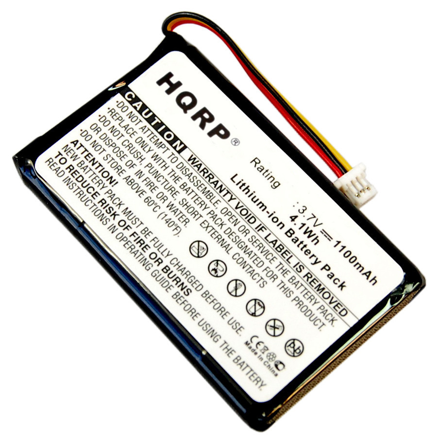 HQRP 1100mAh Battery for Garmin Nuvi 30 40 40LM 50 50LM 3610005600