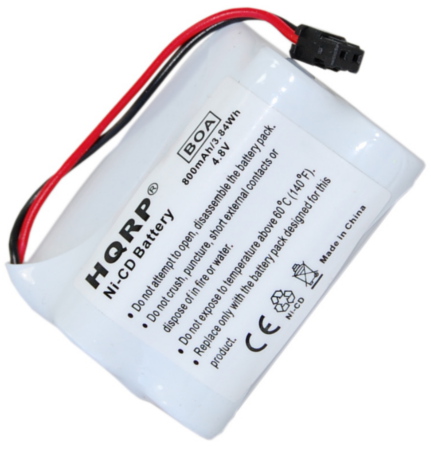 HQRP 800mAh Battery fits Uniden Bearcat BC245XLT, UBC245XLT, BC250D, BC120XLT