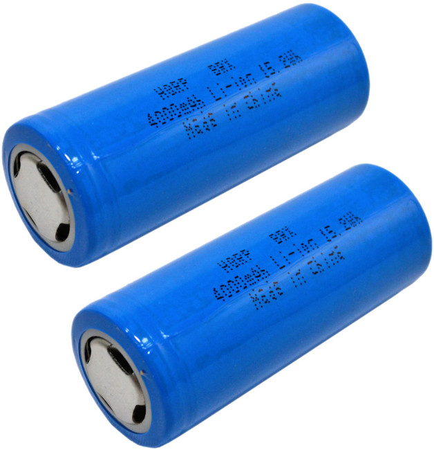 2-Pack HQRP Battery for 26650 / IMR-26650 / ICR26650 3.7V LED
