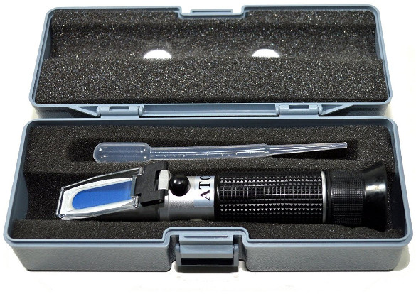 HQRP Zuckerrefraktometer Brix & Bierzucker Weinwürzetester SG 0-32 %