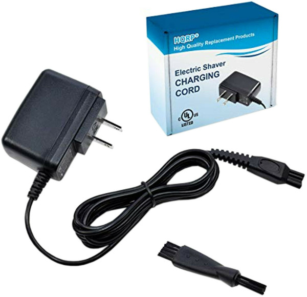 HQRP AC Adapter for Philips Norelco Shaver Power Cord 422203623771