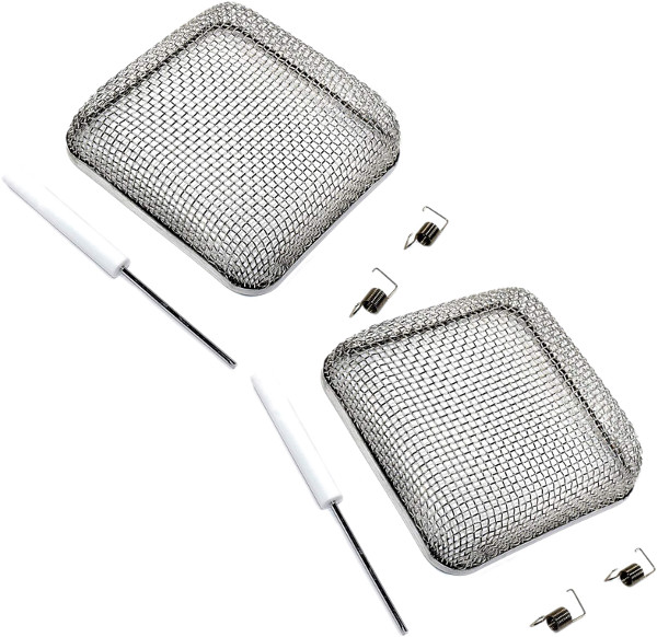 2Pack HQRP 4.5" x 4.5" RV Furnace Water Heater Battery Vent Cover