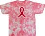 Breast Cancer Awareness Tie Dye T Shirt