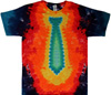 Rainbow necktie tie dye t shirt