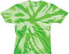 Lime spider dri fit tie dye shirt