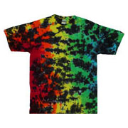 Adult TIE DYE Blotter V T Shirt plus sizes 2X 3X 4X Grateful dead hippie art