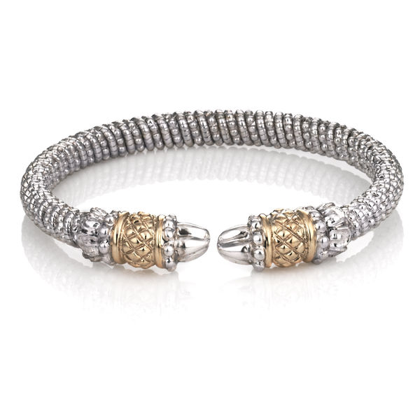 Alwand Vahan Sterling Silver and 14K Gold Bracelet - Shell Design - Top ...