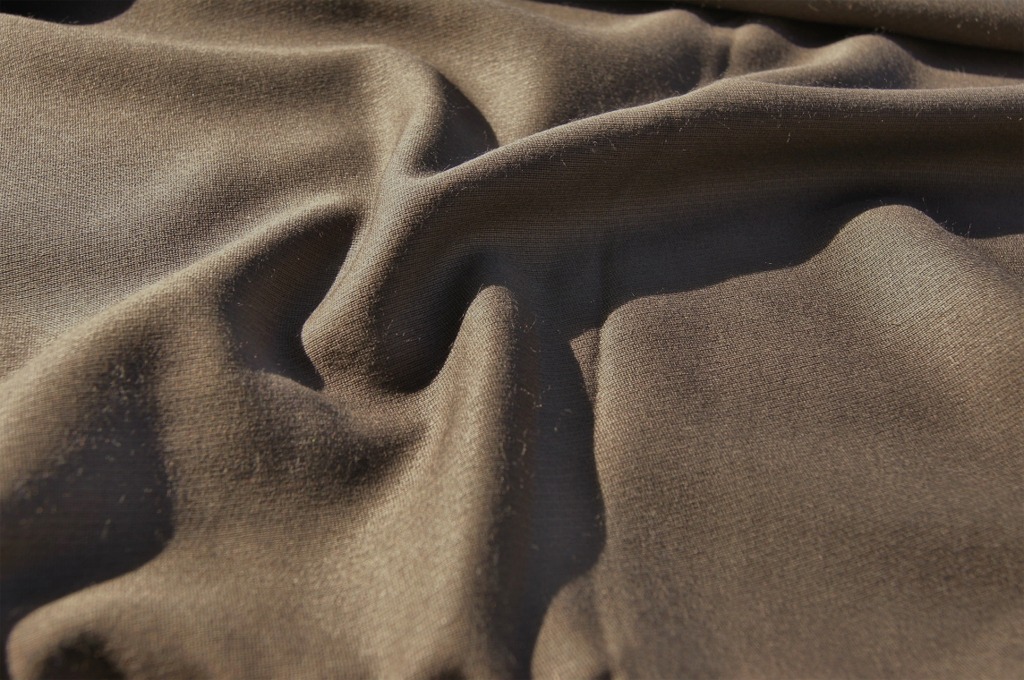 Brown Taupe Designer Suiting Fabric