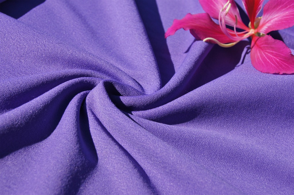Violet Washable Knit Fabric 