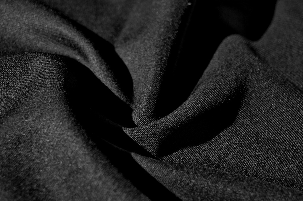 Quality Coal Black Poplin Fabric