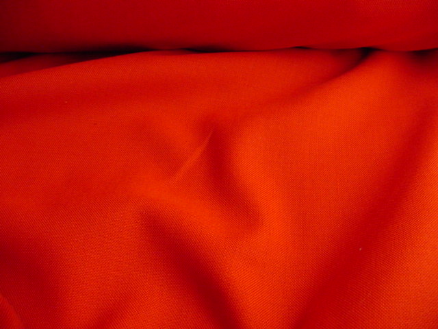 Red Wool Fabric