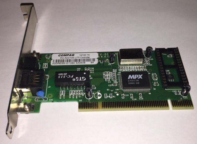 Compaq Accton PCI ethernet network interface Card 123494-001