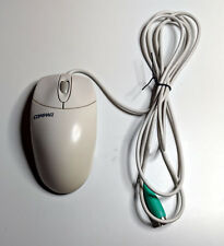 Compaq 240408-001 2-Button Scroll Mouse PS/2 White
