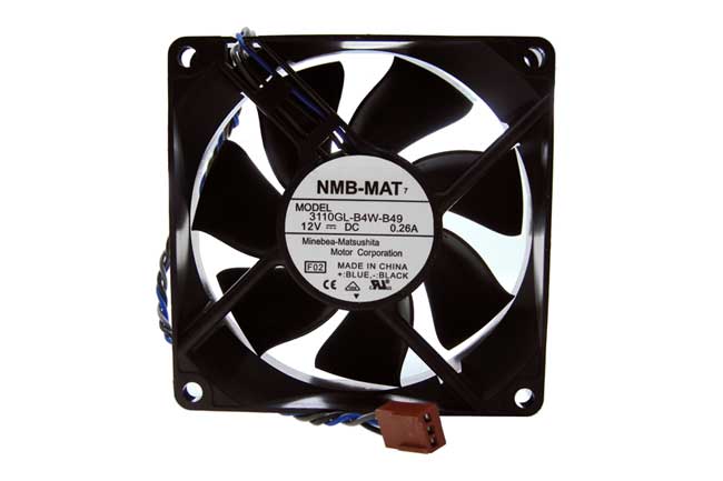 DC BRUSHLESS FAN 12V 0.26A. 178701412 80X25MM 3 Pin 3 Wire