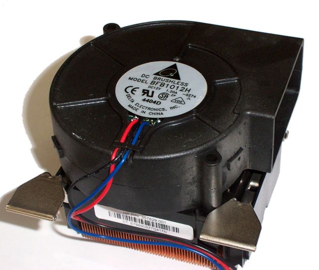 HP Compaq D530, Dc5000 Desktop Cooling Fan Assembly 3 Wire 3Pin