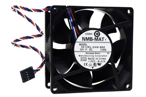 NMB-MAT 3612KL-04W-B66 fan - 12v, 0.68a 3 wire 92x38mm for Dell