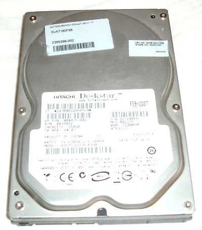 Hitachi Deskstar 404025-001 hard drive 160GB SATA 7200RPM 8MB 3.5 in