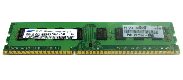 2GB PC3-10600 9-9-9 BPC DIMM