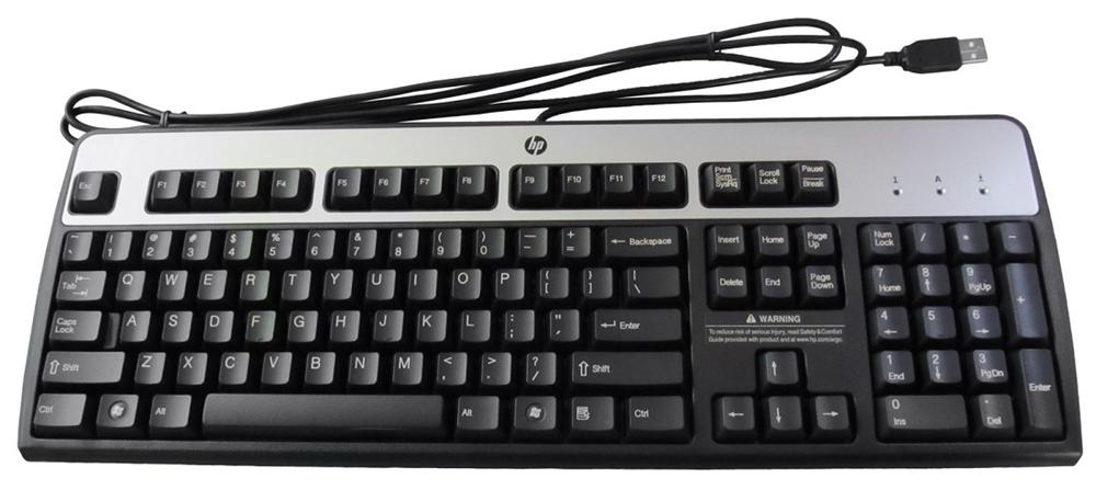 HP SK-2885 USB Keyboard US back