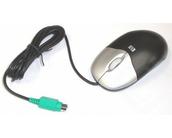 HP PS/2 OPTICAL SCROLL WHEEL MOUSE (JACK BLACK COLOR)