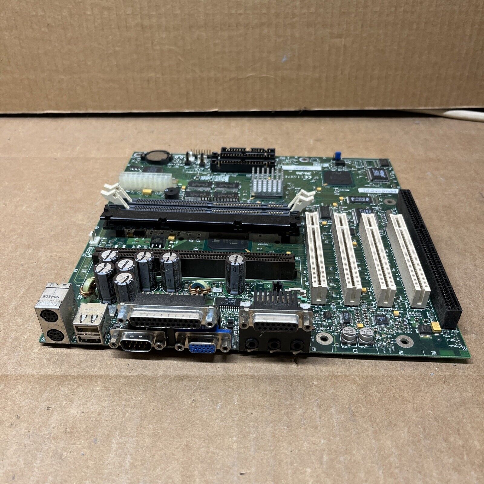 SLOT ONE MOTHERBOARD. SMALL FACTORY FORM