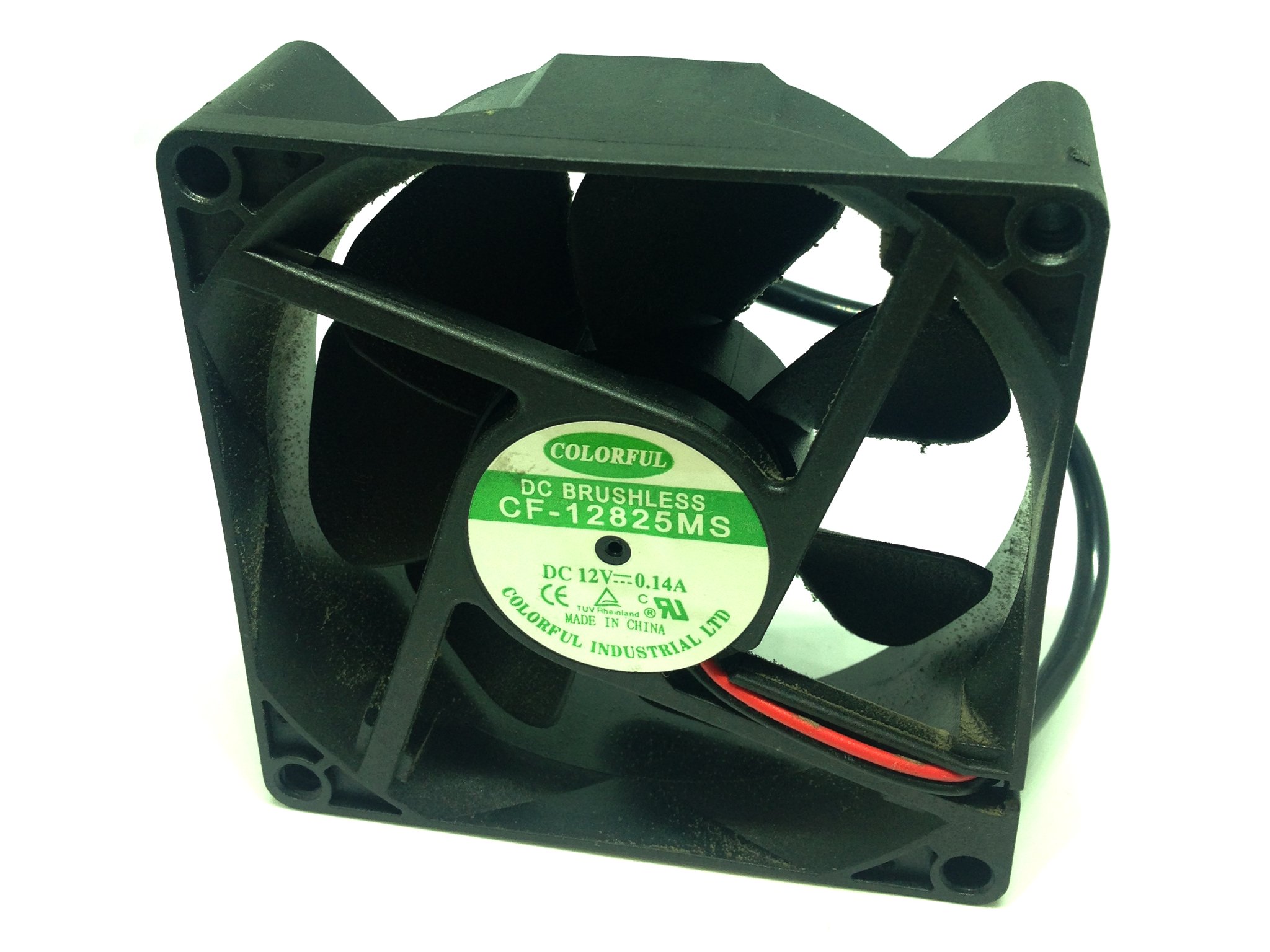 Colorful CF-12825MS 80x80x25mm Sleeve Axial L?fter Fan DC12V 0.14A mit Schraube