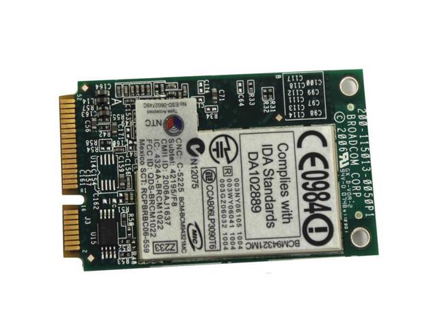 GP537 Dell 802.11B/G/Nb WL-270N; Broadcom WiFi Card XPS One