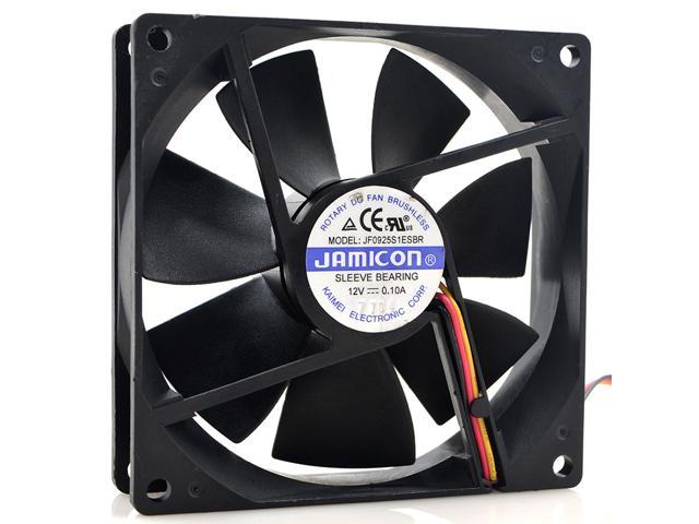 Jamicon JF0925S1ESBR 12V 0.1A 90mm x 25mm Case Fan 3-Wire 3-Pin