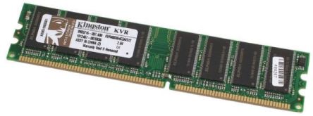Kingston 512MB PC3200 DDR-400MHz non-ECC Unbuffered CL3 184-Pin