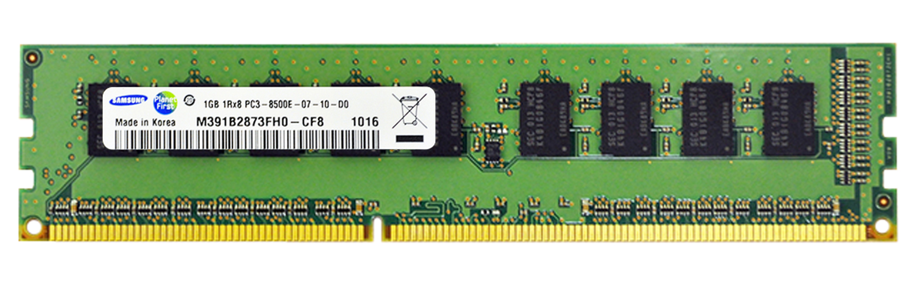 1GB 1Rx8 PC3 8500