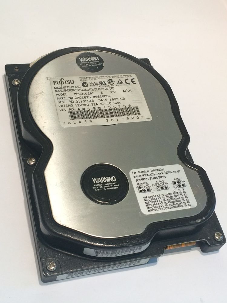 Fujitsu Compaq mpc3102at ca01675-b94800cp 320662-001 ide hard drive